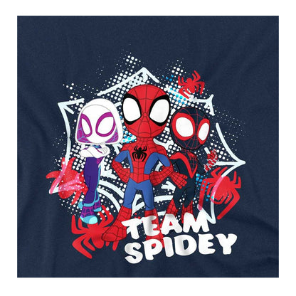 Navy - Side - Spidey And His Amazing Friends Childrens-Kids Team Spidey Sweatshirt