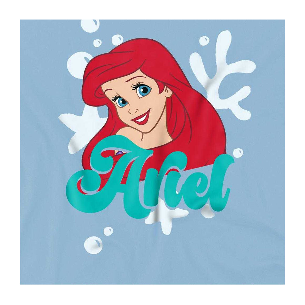 Light Blue - Side - The Little Mermaid Childrens-Kids Ariel Sweatshirt
