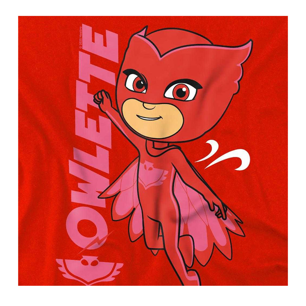 Red - Side - PJ Masks Childrens-Kids Owlette Sweatshirt