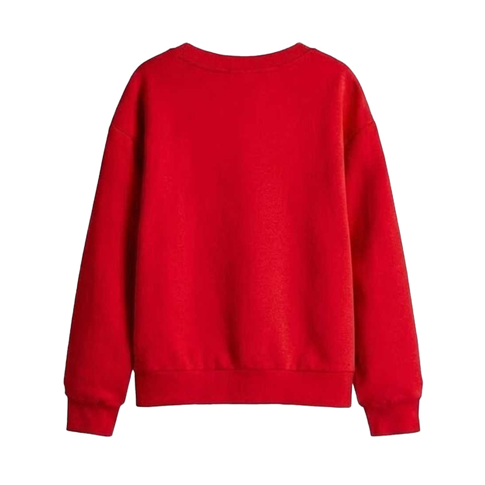 Red - Back - Cars Childrens-Kids Rusteze Lightning McQueen Sweatshirt
