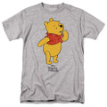 Sports Grey - Front - Disney Mens Winnie the Pooh Distressed T-Shirt