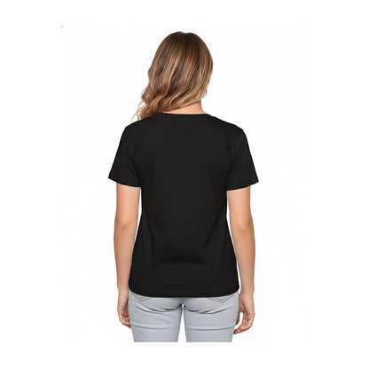 Black - Back - Bon Jovi Womens-Ladies Keep The Faith Back Print T-Shirt