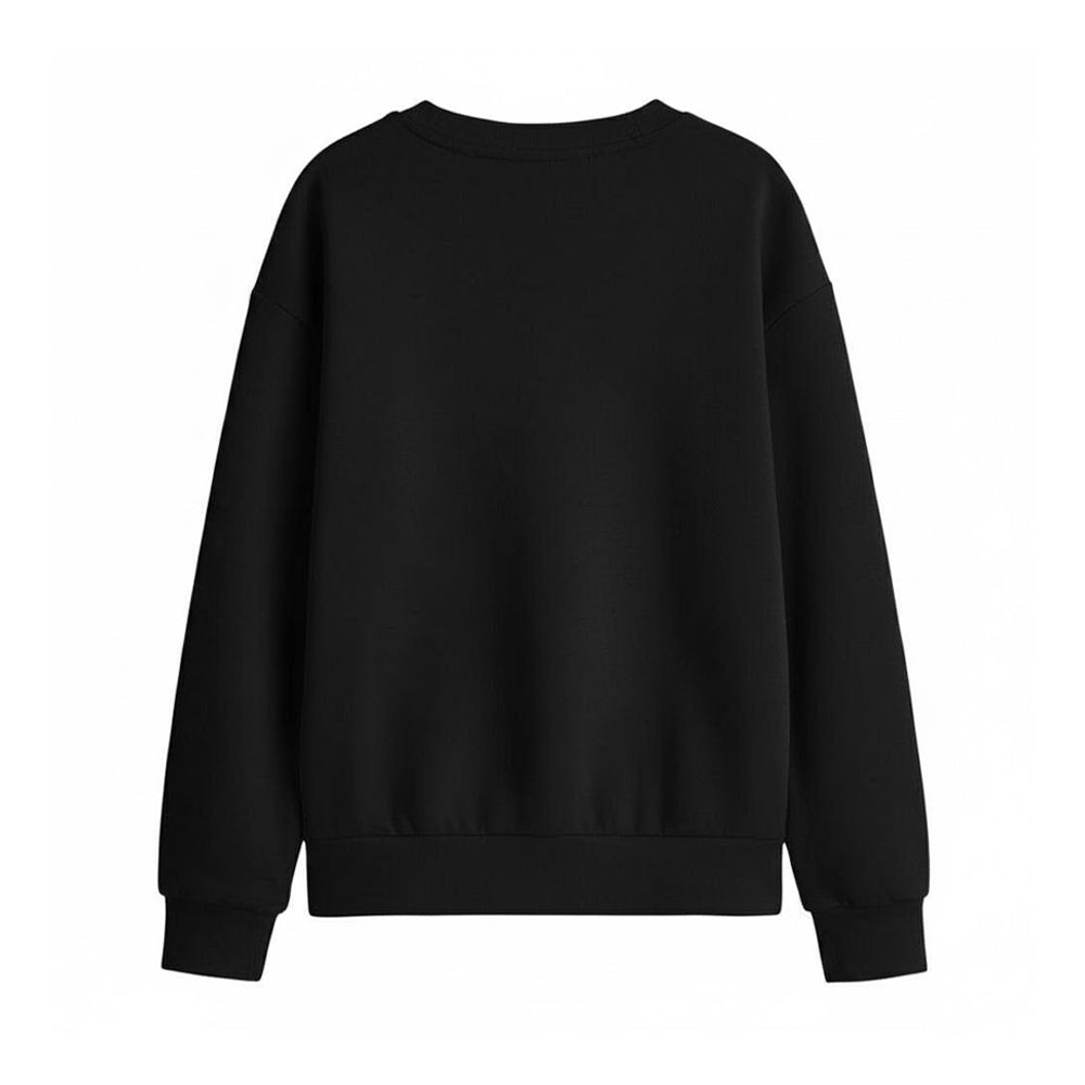Black - Back - Avengers Childrens-Kids Super Heroes Classic Sweatshirt