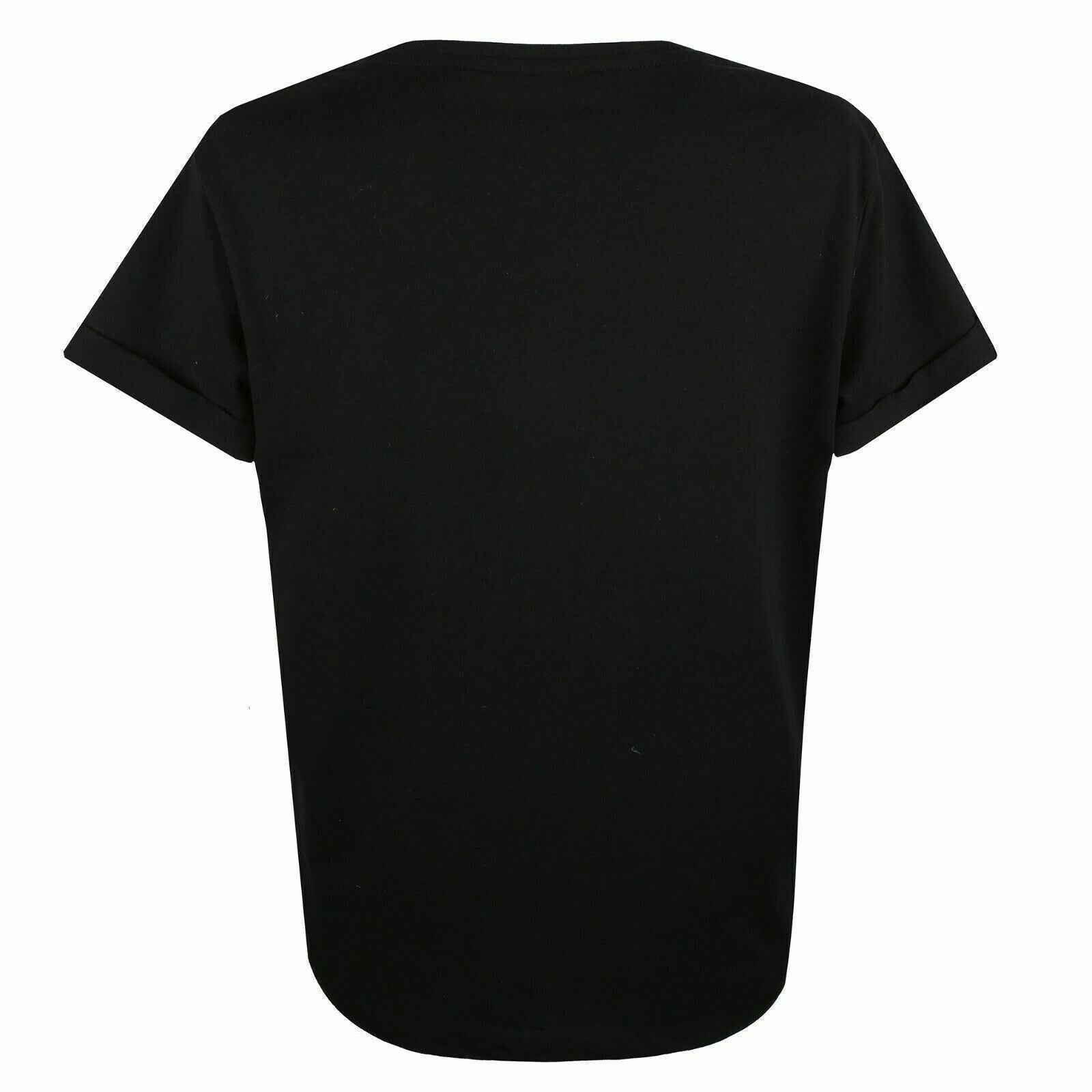 Black - Back - SmileyWorld Womens-Ladies Rock T-Shirt