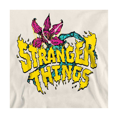 Natural - Side - Stranger Things Unisex Adult Cruiser Demogorgon Sweatshirt
