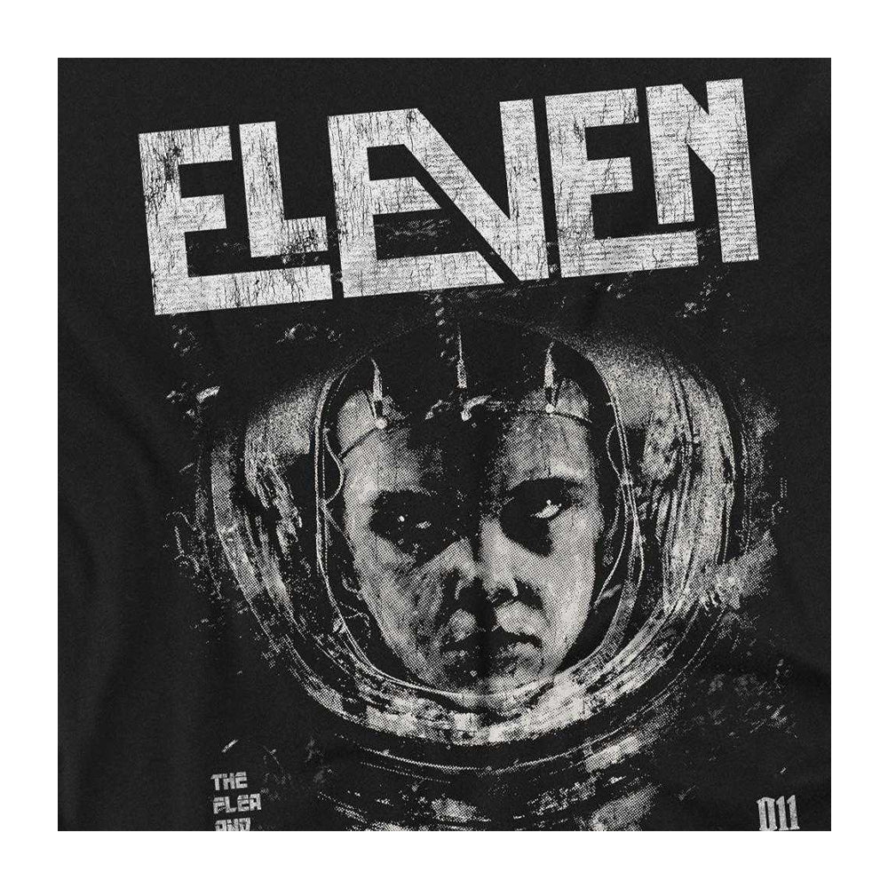 Black - Side - Stranger Things Unisex Adult Laboratory Eleven T-Shirt