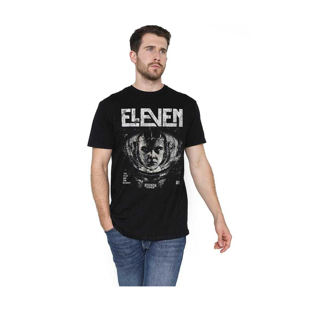Black - Lifestyle - Stranger Things Unisex Adult Laboratory Eleven T-Shirt