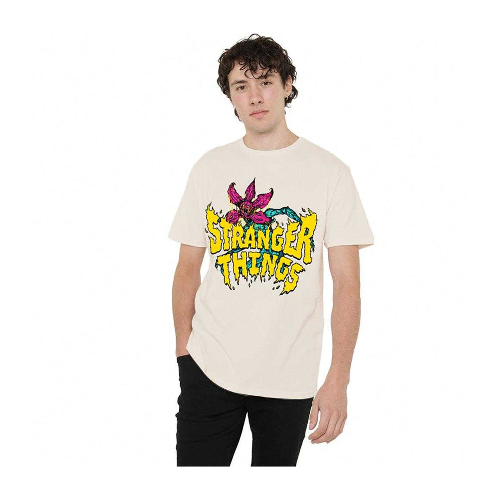 Natural - Lifestyle - Stranger Things Unisex Adult Cruiser Demogorgon T-Shirt