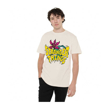 Natural - Lifestyle - Stranger Things Unisex Adult Cruiser Demogorgon T-Shirt
