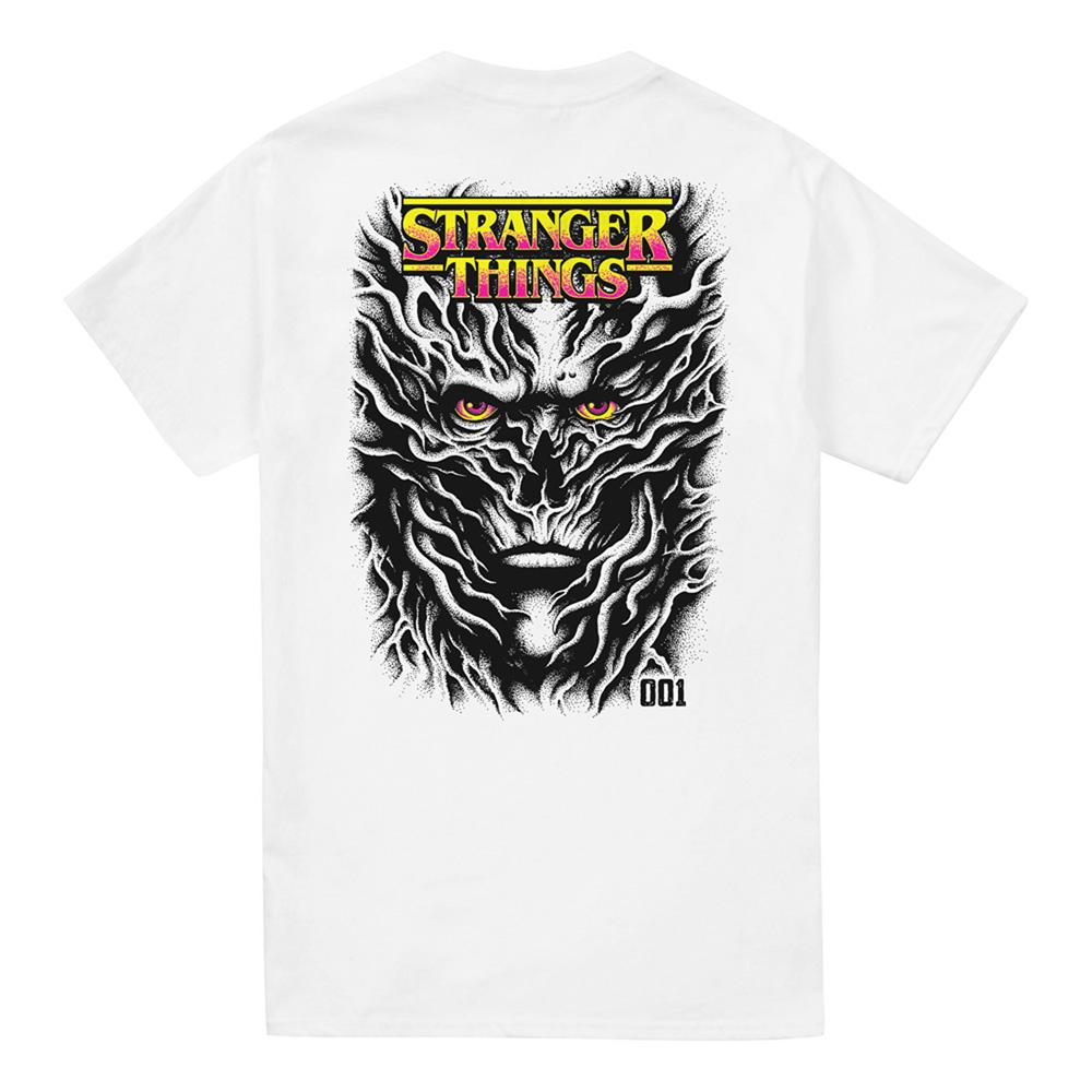 White - Back - Stranger Things Unisex Adult Street Vecna Back Print T-Shirt