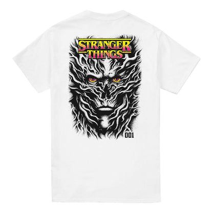 White - Back - Stranger Things Unisex Adult Street Vecna Back Print T-Shirt
