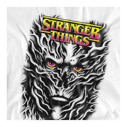 White - Side - Stranger Things Unisex Adult Street Vecna Back Print T-Shirt