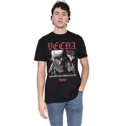 Black - Side - Stranger Things Unisex Adult Suffering Vecna T-Shirt