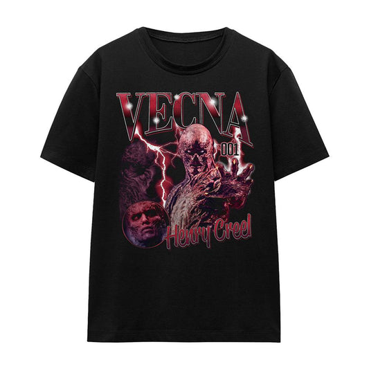 Black - Front - Stranger Things Womens-Ladies Creel Homage Vecna T-Shirt