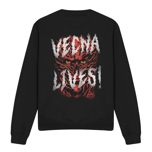 Black - Front - Stranger Things Unisex Adult Vecna Lives Sweatshirt
