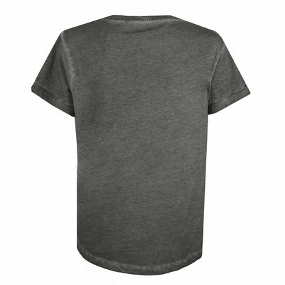 Vintage Charcoal - Back - SmileyWorld Womens-Ladies Famous Vintage Wash T-Shirt