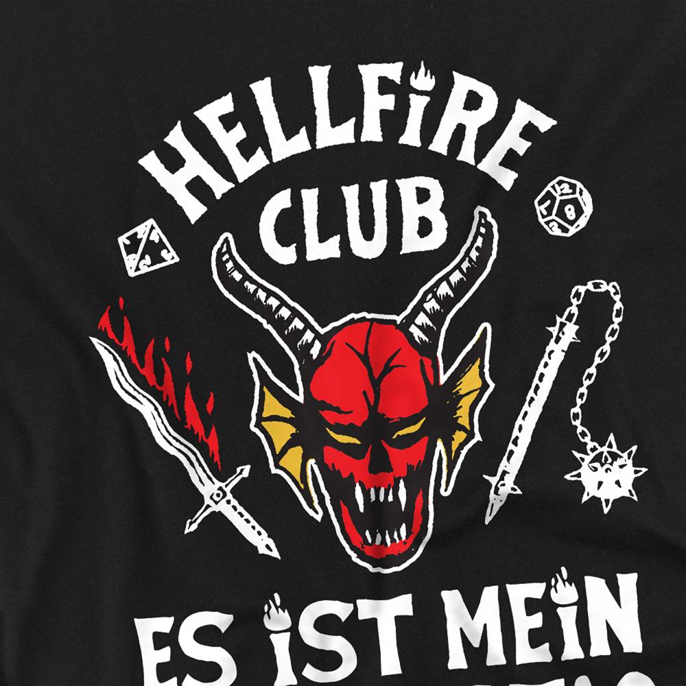 Black - Back - Stranger Things Childrens-Kids Hellfire It´s My Birthday T-Shirt