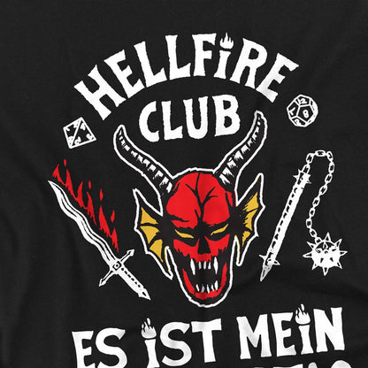 Black - Back - Stranger Things Childrens-Kids Hellfire It´s My Birthday T-Shirt