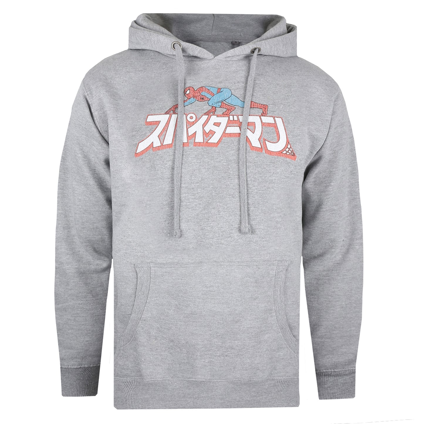 Sports Grey - Front - Spider-Man Mens Crawl Japanese Hoodie