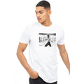White - Side - Bruce Lee Mens Battle T-Shirt