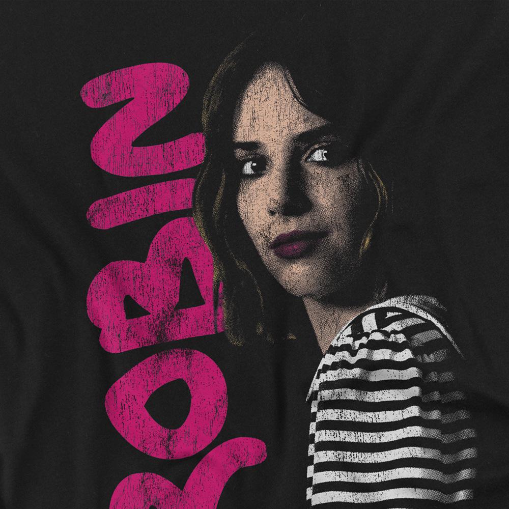 Black - Side - Stranger Things Unisex Adult Robin Neo Homage T-Shirt