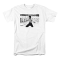 White - Front - Bruce Lee Mens Battle T-Shirt