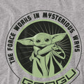 Sports Grey - Back - Star Wars Mandalorian Mens Mysterious Ways Grogu Heather T-Shirt