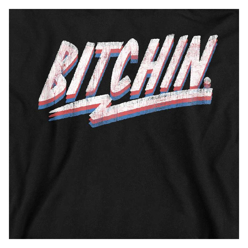 Black - Side - Stranger Things Unisex Adult Bitchin Sweatshirt