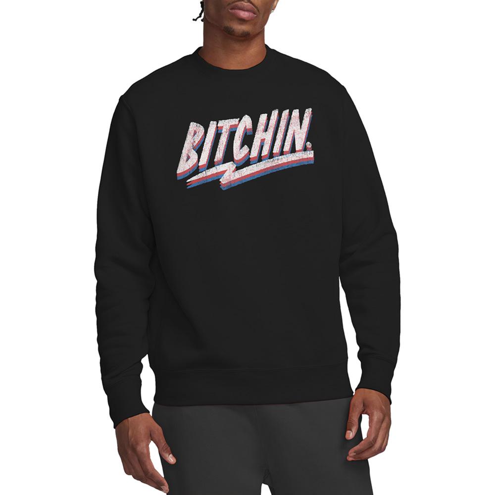 Black - Lifestyle - Stranger Things Unisex Adult Bitchin Sweatshirt