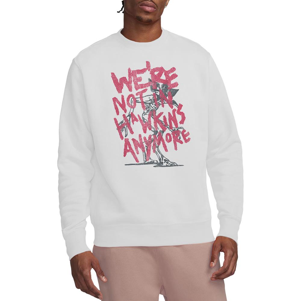 White - Lifestyle - Stranger Things Unisex Adult Not In Hawkins Sweatshirt