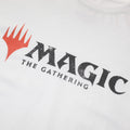 White - Side - Magic The Gathering Mens Logo T-Shirt
