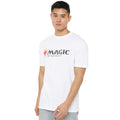 White - Lifestyle - Magic The Gathering Mens Logo T-Shirt