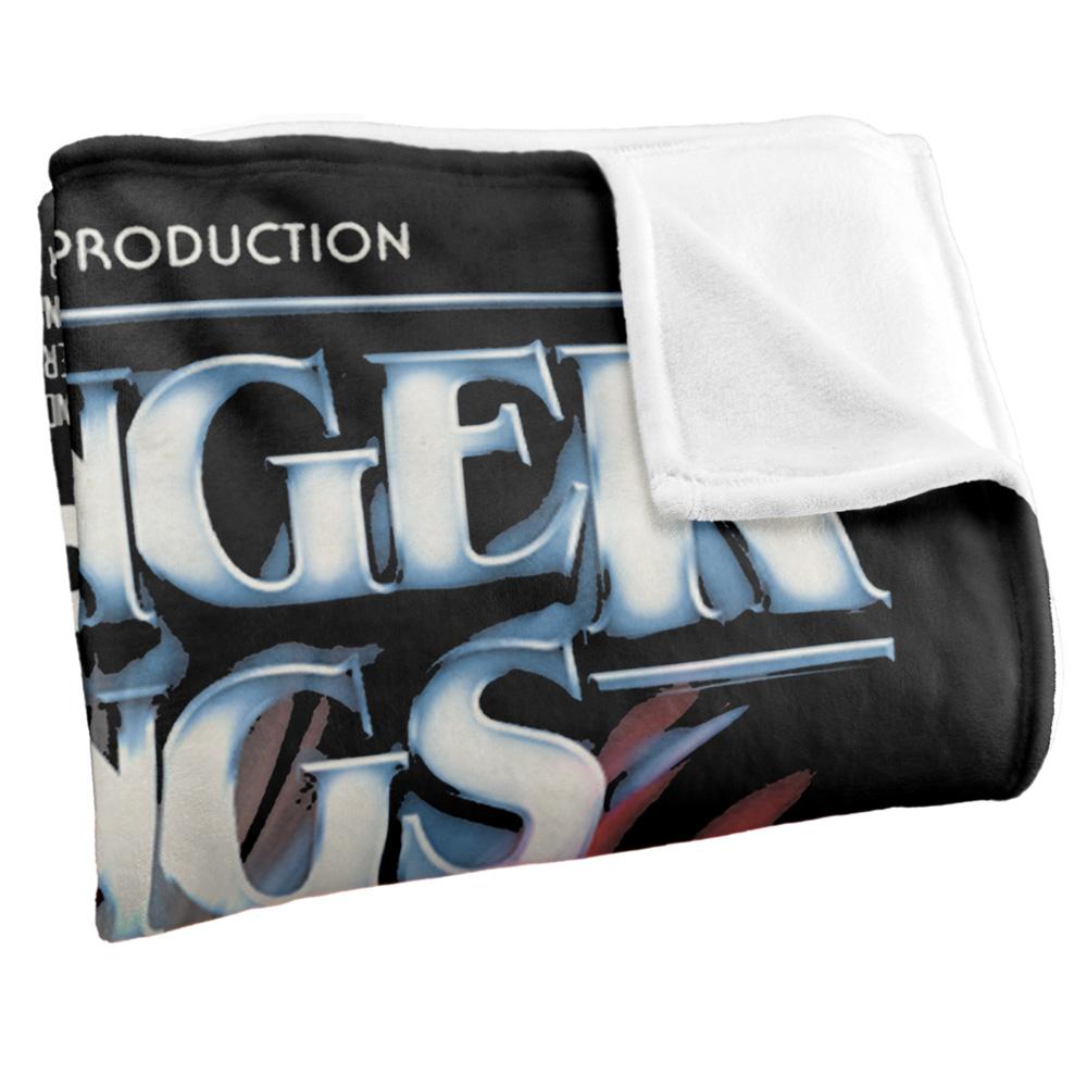 Black-Multicoloured - Back - Stranger Things The Rise Of Vecna Silky Poster Supersoft Throw