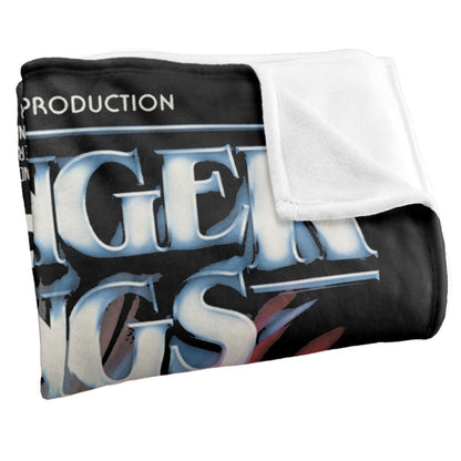 Black-Multicoloured - Back - Stranger Things The Rise Of Vecna Silky Poster Supersoft Throw