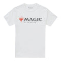 White - Front - Magic The Gathering Mens Logo T-Shirt