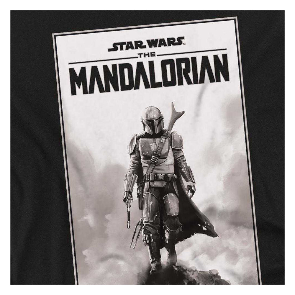 Black - Side - Star Wars: The Mandalorian Unisex Adult Poster T-Shirt