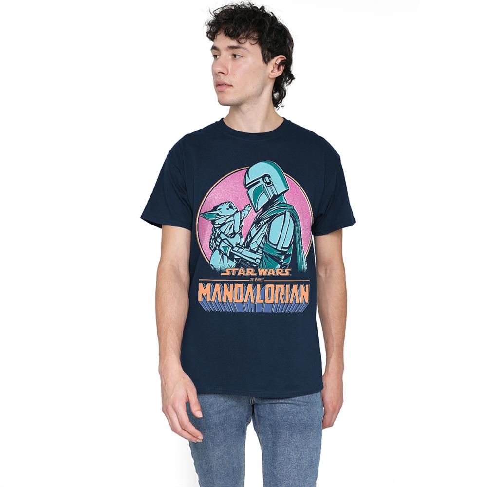 Navy - Lifestyle - Star Wars: The Mandalorian Unisex Adult Flea Market Pair T-Shirt