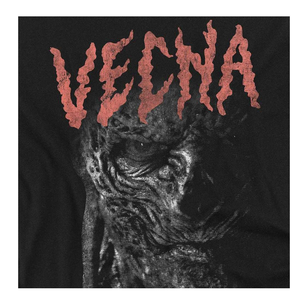 Black - Side - Stranger Things Unisex Adult Vecna Face T-Shirt