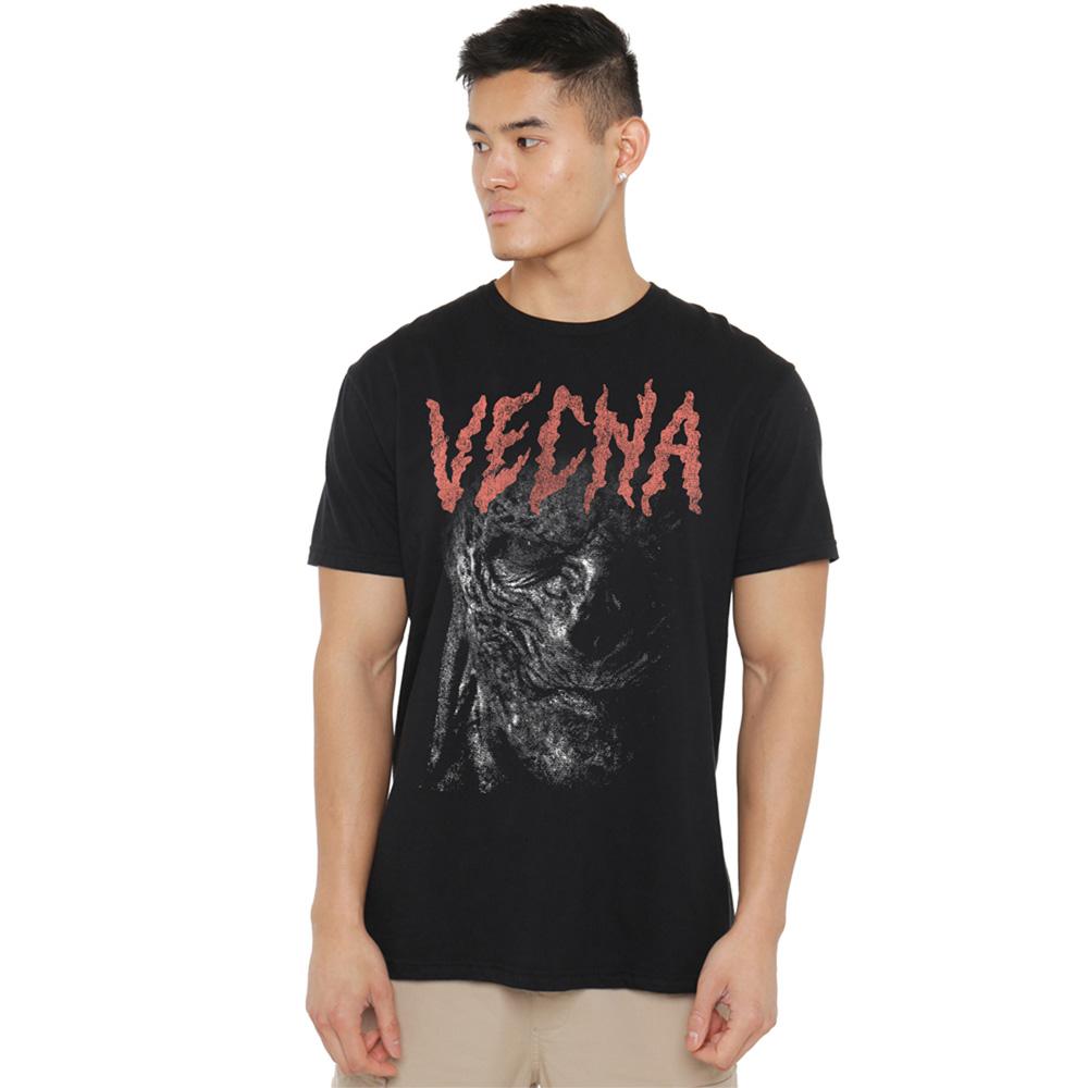 Black - Lifestyle - Stranger Things Unisex Adult Vecna Face T-Shirt