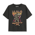 Charcoal - Front - Def Leppard Girls 1987 T-Shirt