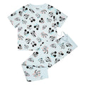 Grey-Black - Front - Mickey Mouse & Friends Womens-Ladies Long Pyjama Set