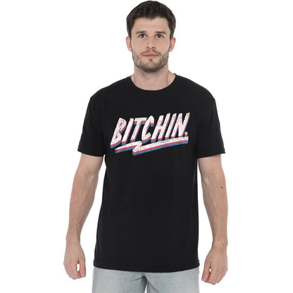 Black - Lifestyle - Stranger Things Unisex Adult Bitchin T-Shirt