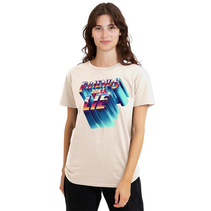 Natural - Lifestyle - Stranger Things Womens-Ladies Friends Don´t Lie T-Shirt