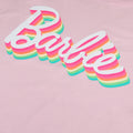 Light Pink - Side - Barbie Womens-Ladies Retro Colours T-Shirt