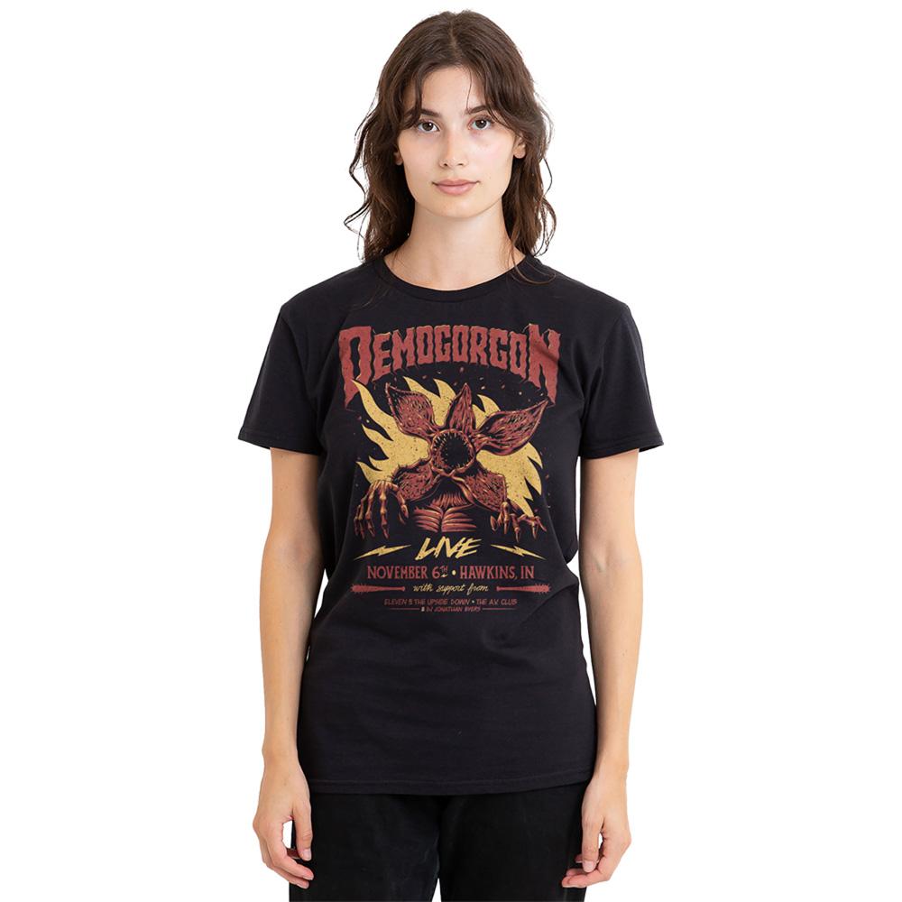 Black - Lifestyle - Stranger Things Womens-Ladies Demogorgon T-Shirt