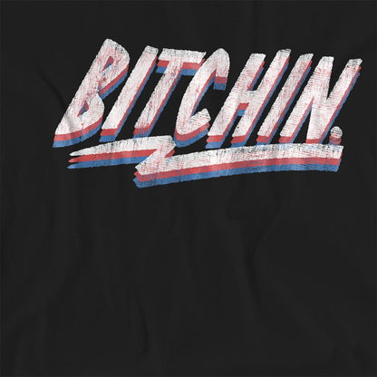 Black - Side - Stranger Things Womens-Ladies Bitchin T-Shirt