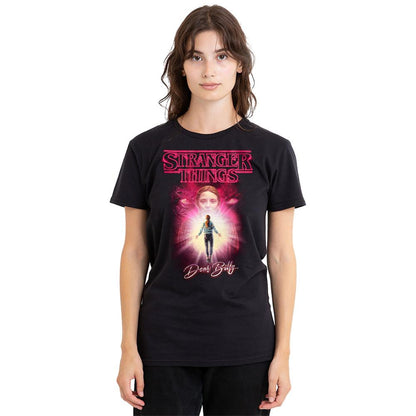 Black - Lifestyle - Stranger Things Womens-Ladies Dear Billy T-Shirt
