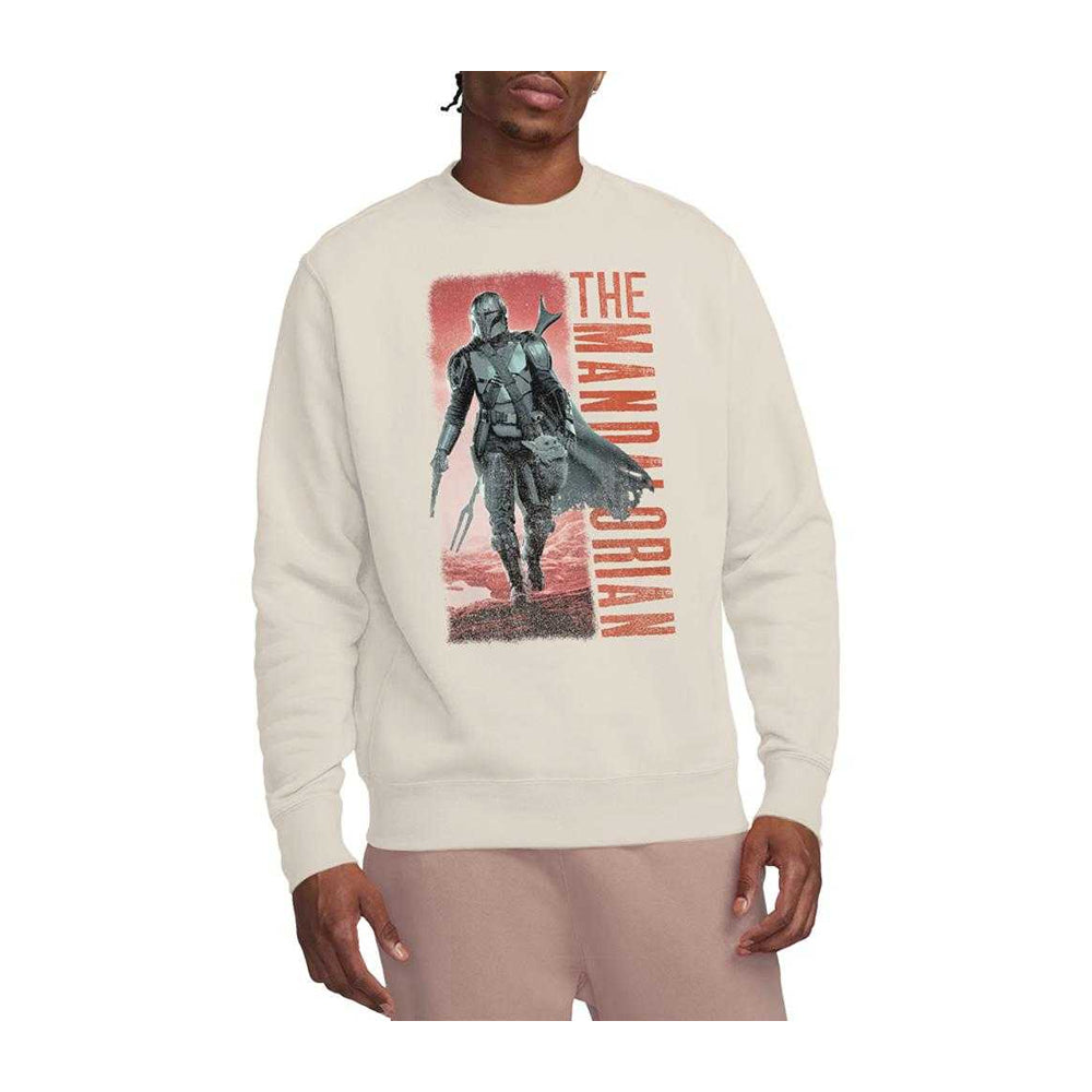 Natural - Lifestyle - Star Wars: The Mandalorian Unisex Adult Cowboy Hunter Sweatshirt