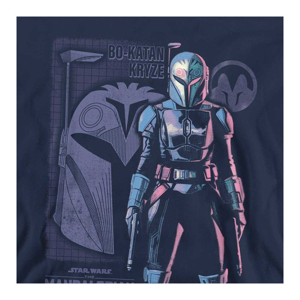 Navy - Side - Star Wars: The Mandalorian Unisex Adult Bo-Katan Kryze Hero Sweatshirt