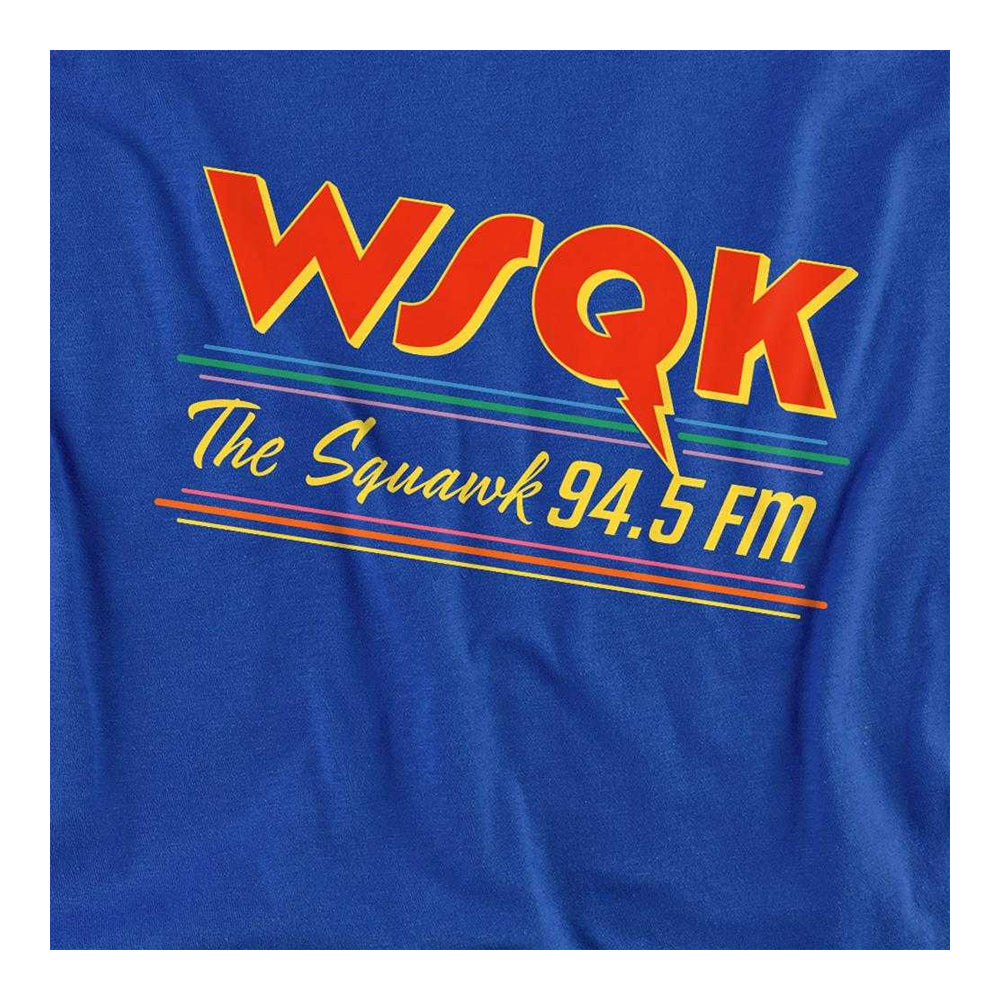Royal Blue - Side - Stranger Things Unisex Adult Wsqk The Squawk Lucas Sweatshirt